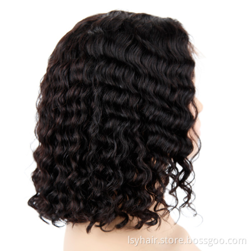 613 Virgin Hair Lace Frontal Bob Short Straight Blonde Human Hair Wig For White Woman